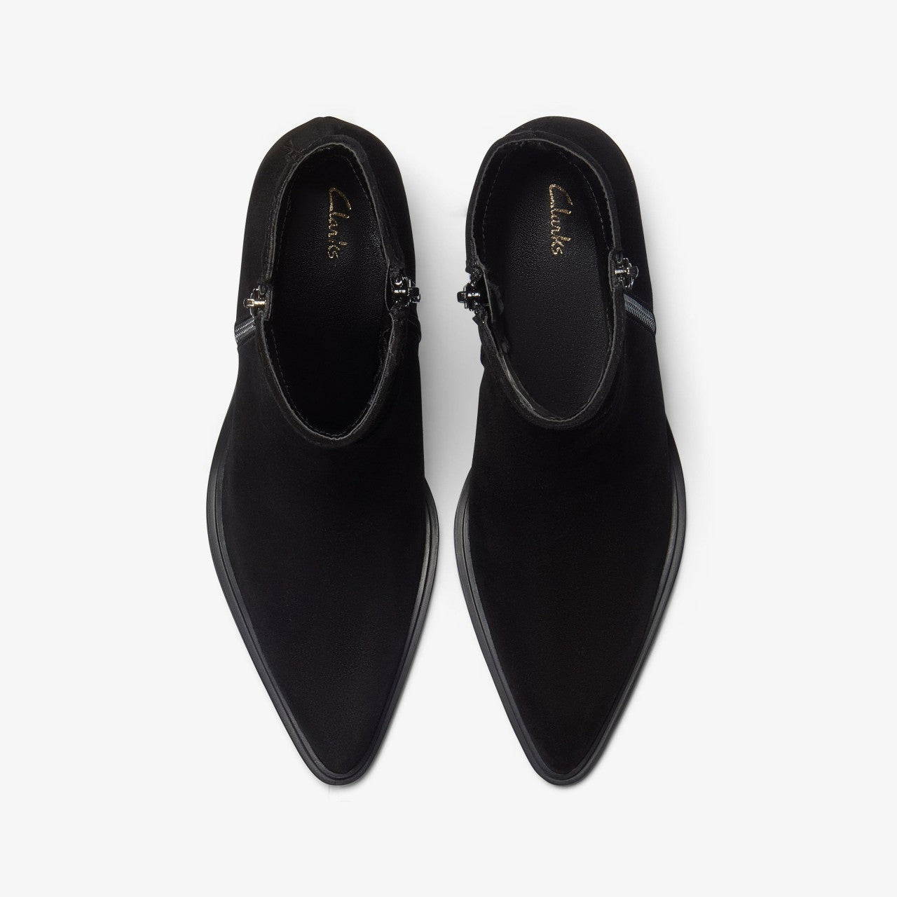 Women Jesse Zip Black Suede