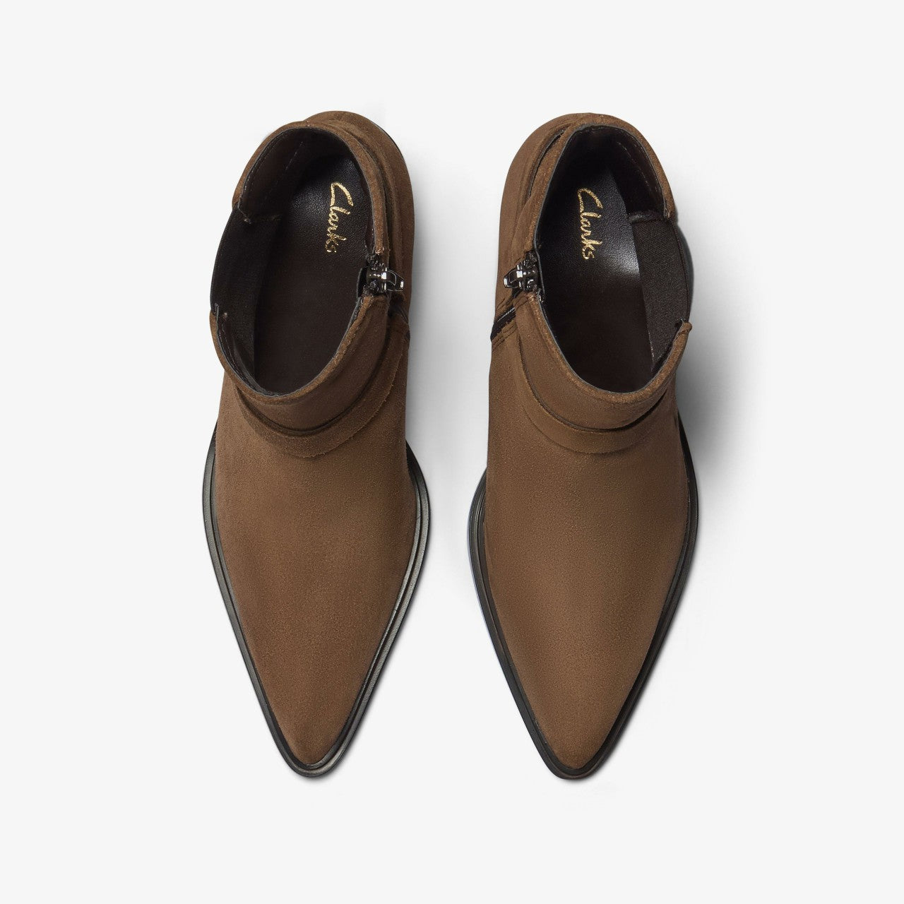 Women Jesse Buckle Dark Tan Suede