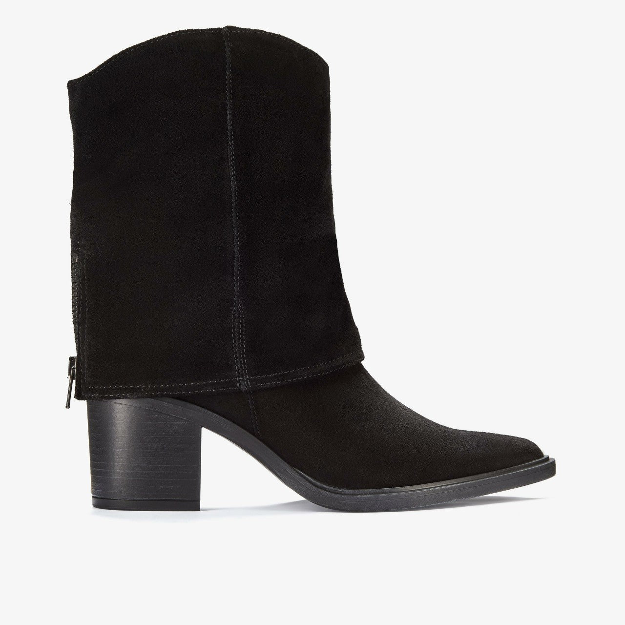 Women Jesse Mid Black Suede