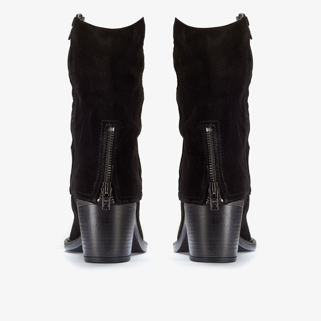 Women Jesse Mid Black Suede