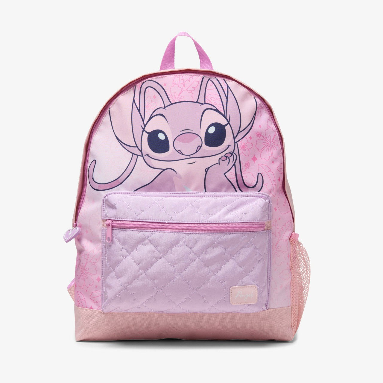 Kids Angel Quilt Backpack Pink
