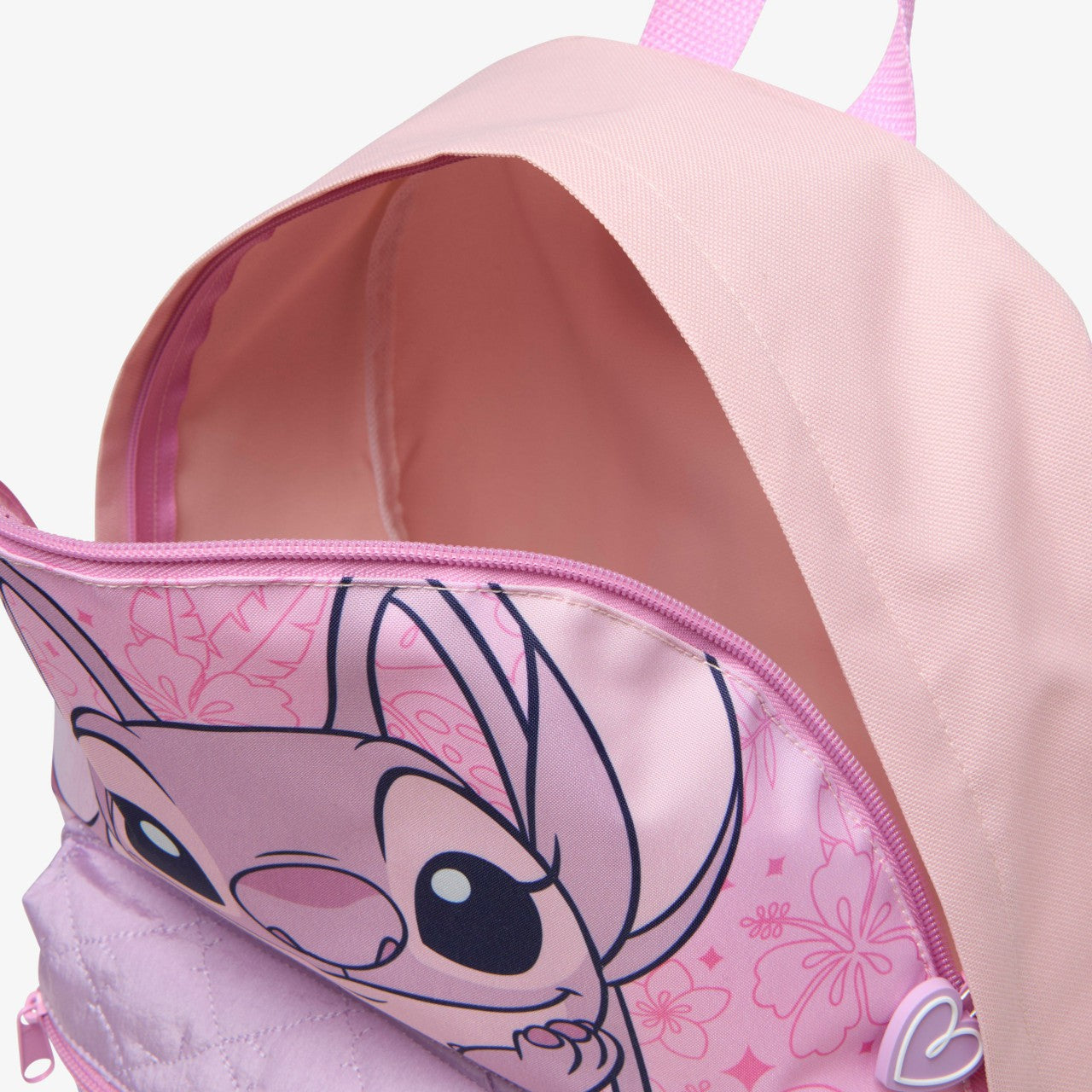Kids Angel Quilt Backpack Pink