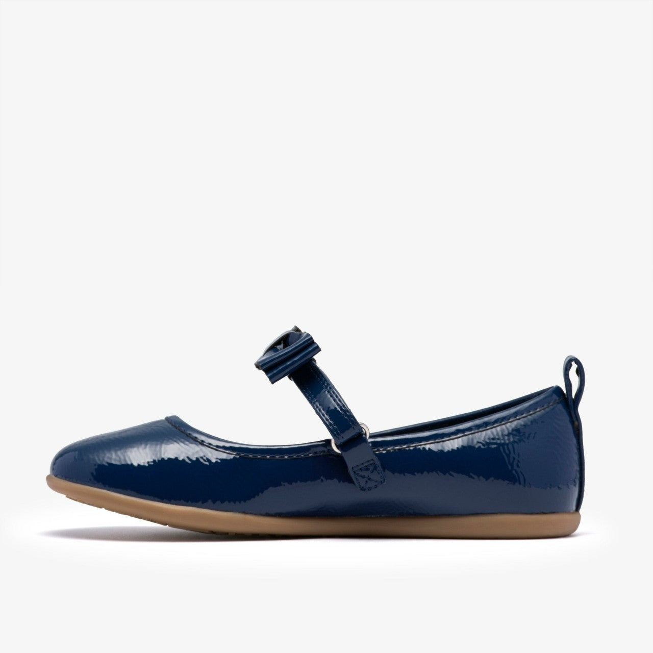 Kids Charm Bow Kid Navy Patent
