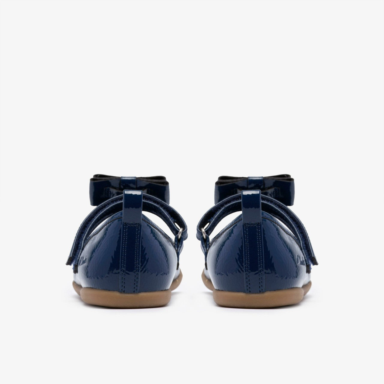 Kids Charm Bow Kid Navy Patent