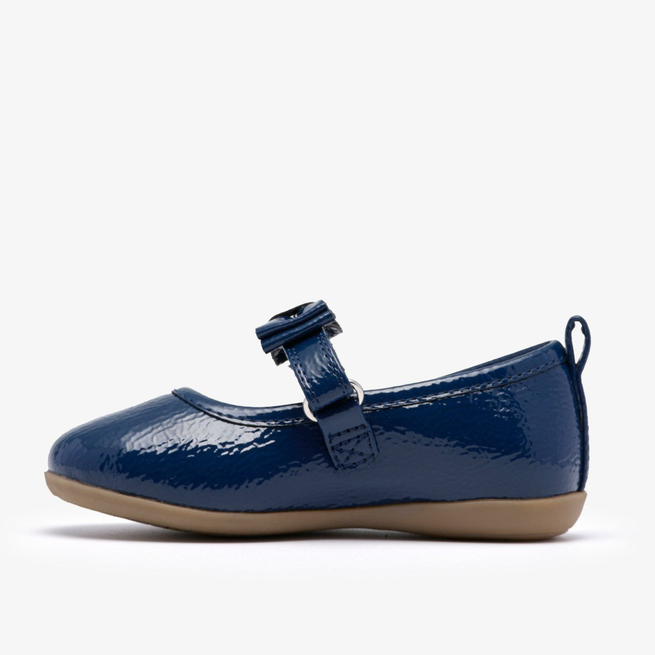 Babies|Kids Charm Bow Toddler Navy Patent