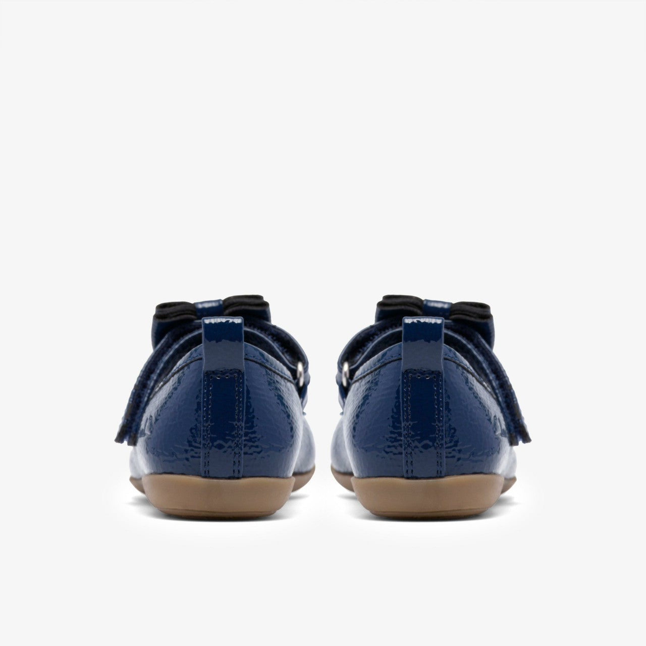 Babies|Kids Charm Bow Toddler Navy Patent