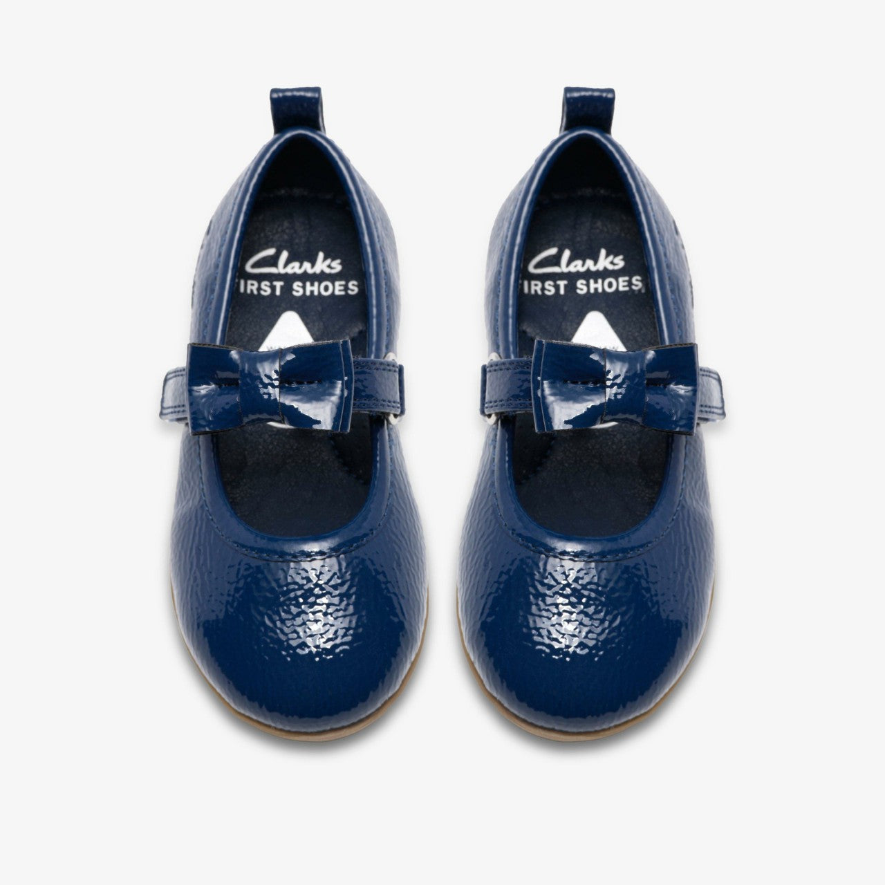 Babies|Kids Charm Bow Toddler Navy Patent