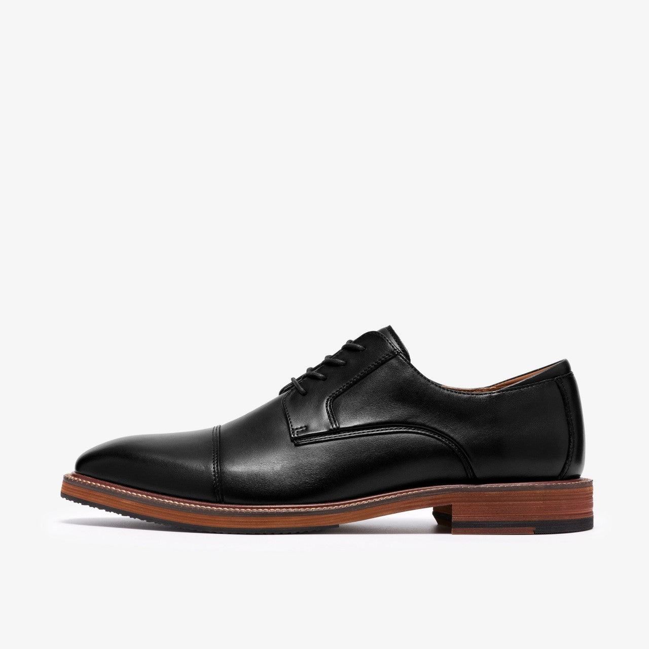 Men Craft Emile Black Leather