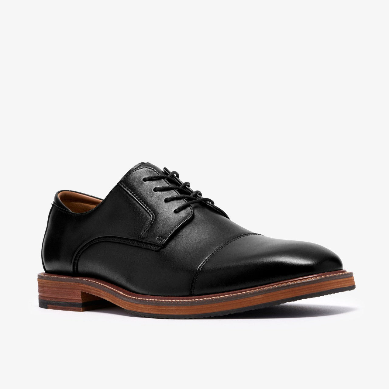 Men Craft Emile Black Leather