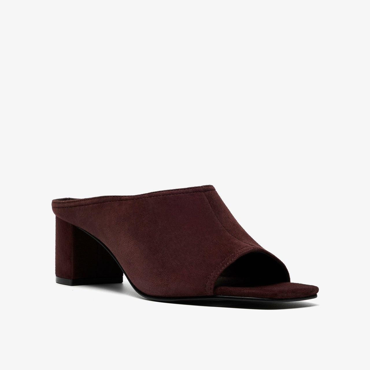 Women Siray Mule Dark Brown Suede