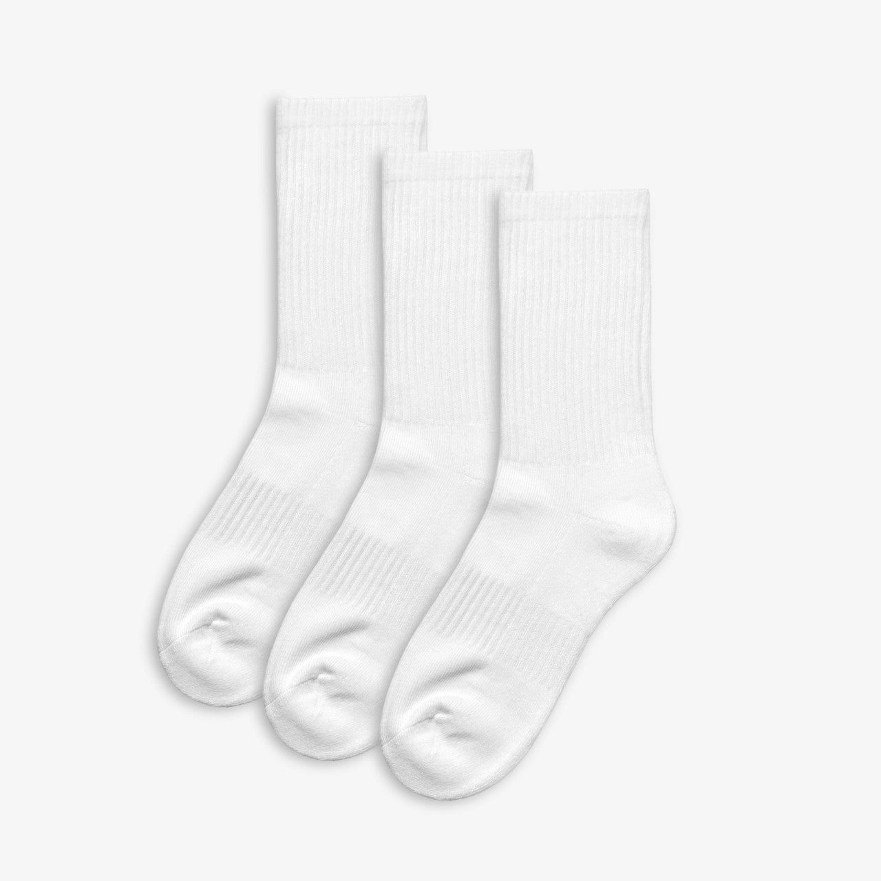 Kids School Socks Junior Size 4-6.5 White