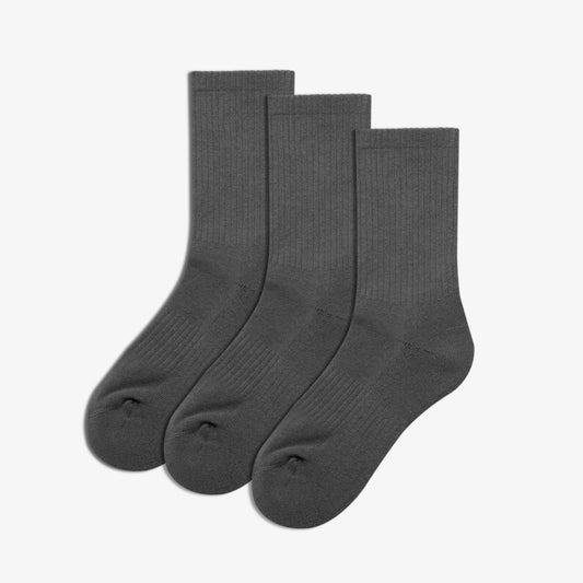 Kids School Socks Junior Size 4-6.5 Grey