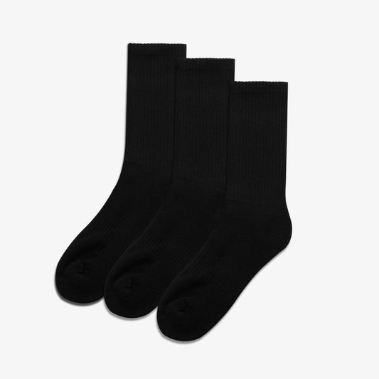 Kids School Socks Size 12.5-3.5 Black