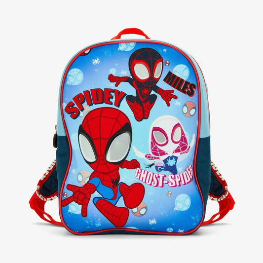 Kids Spidey Go Backpack Pale Blue Combination