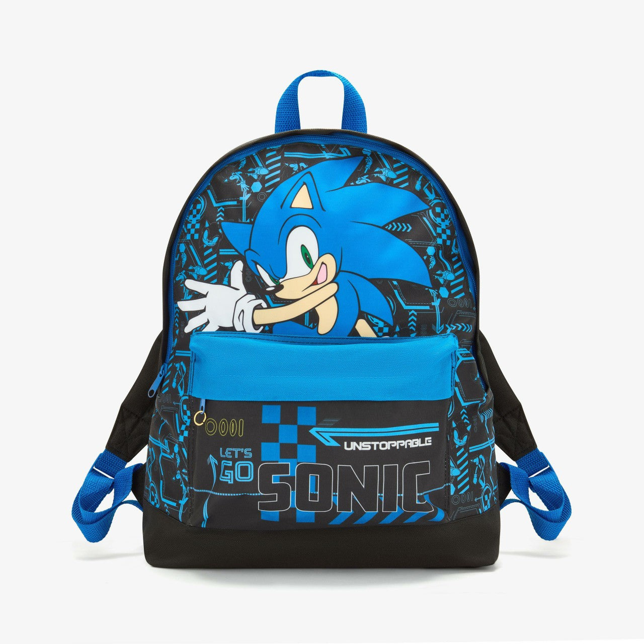 Kids Sonic Play Backpack Black/Blue