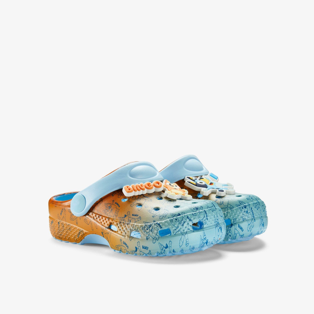 Kids Bluey Fade Clog Kid Blue Combination
