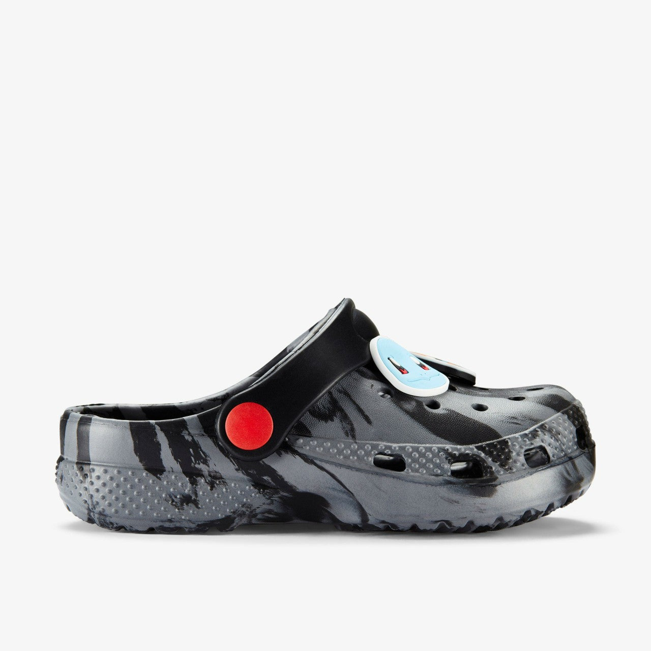 Kids Poke Badge Clog Kid Grey Combination