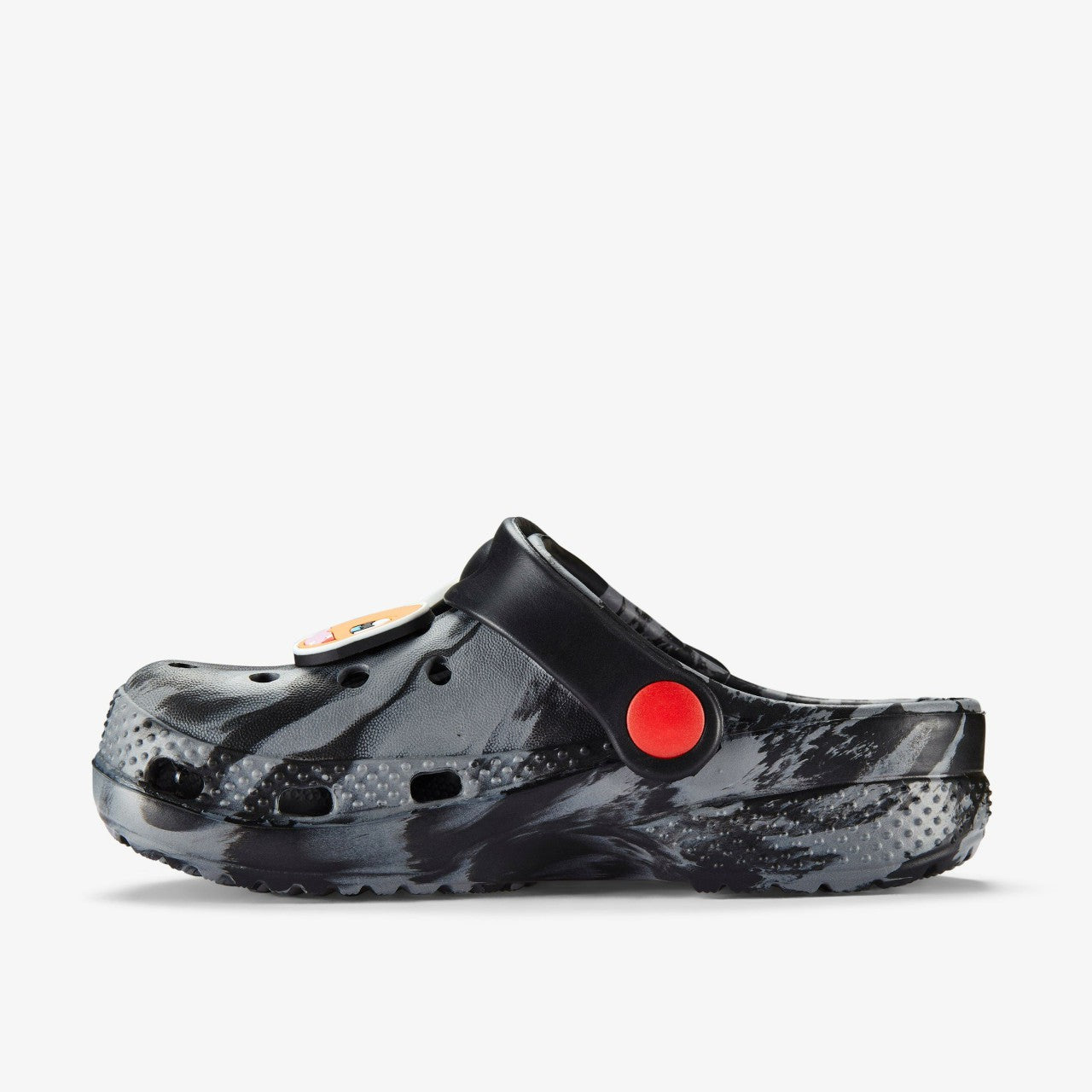 Kids Poke Badge Clog Kid Grey Combination