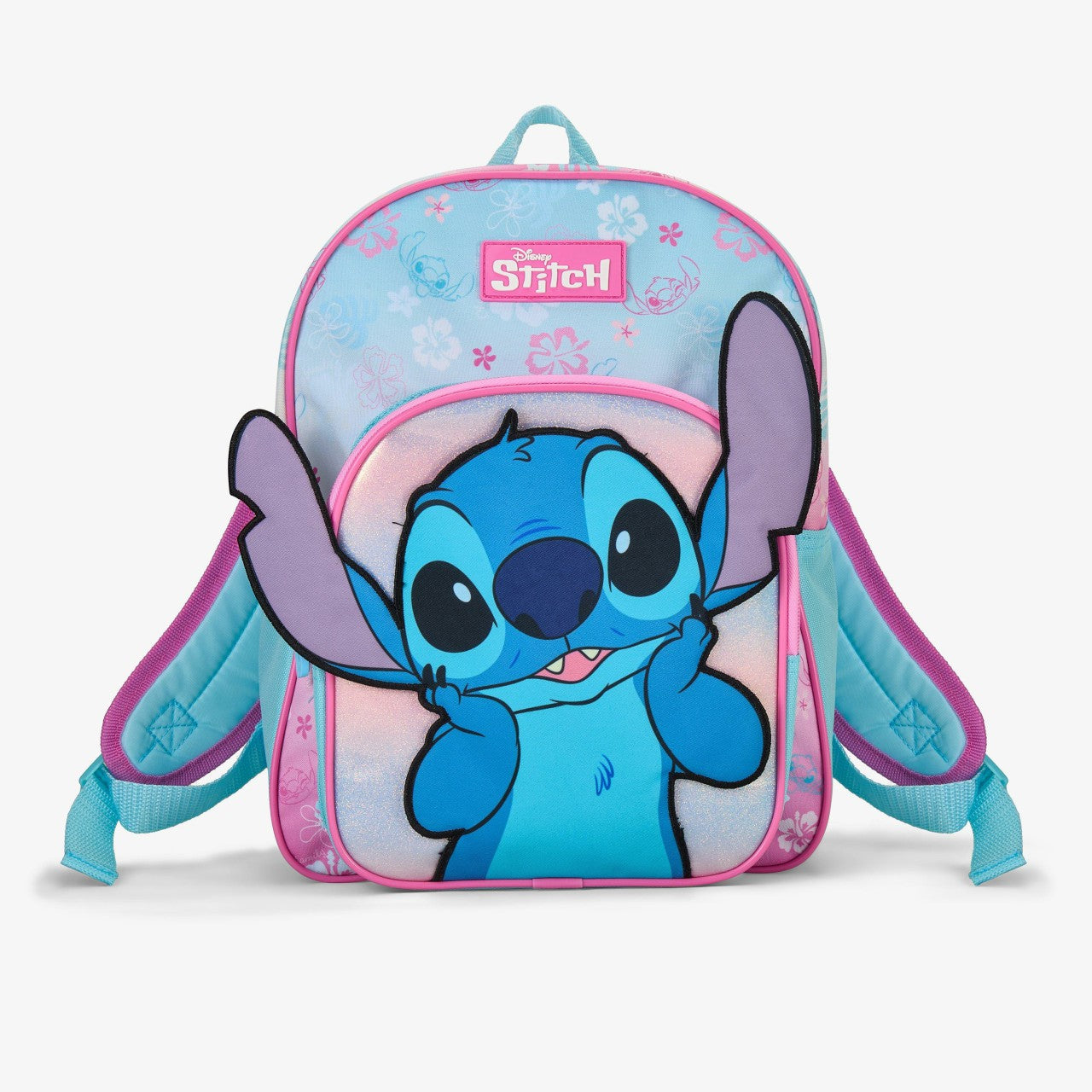Kids Stitch Ears Backpack Pink Combination