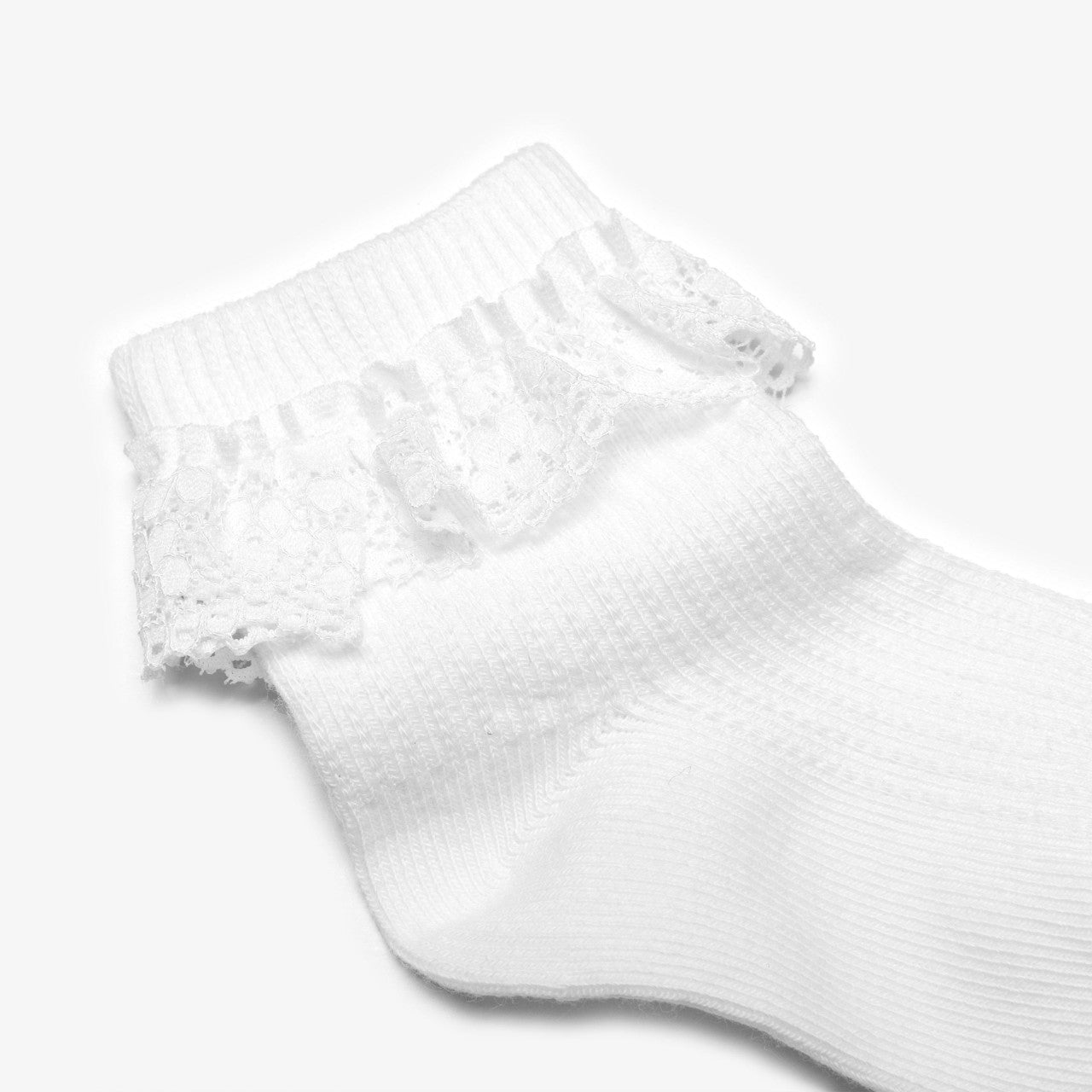 Kids Frilly Socks 4 Pack White 0-6 Months White
