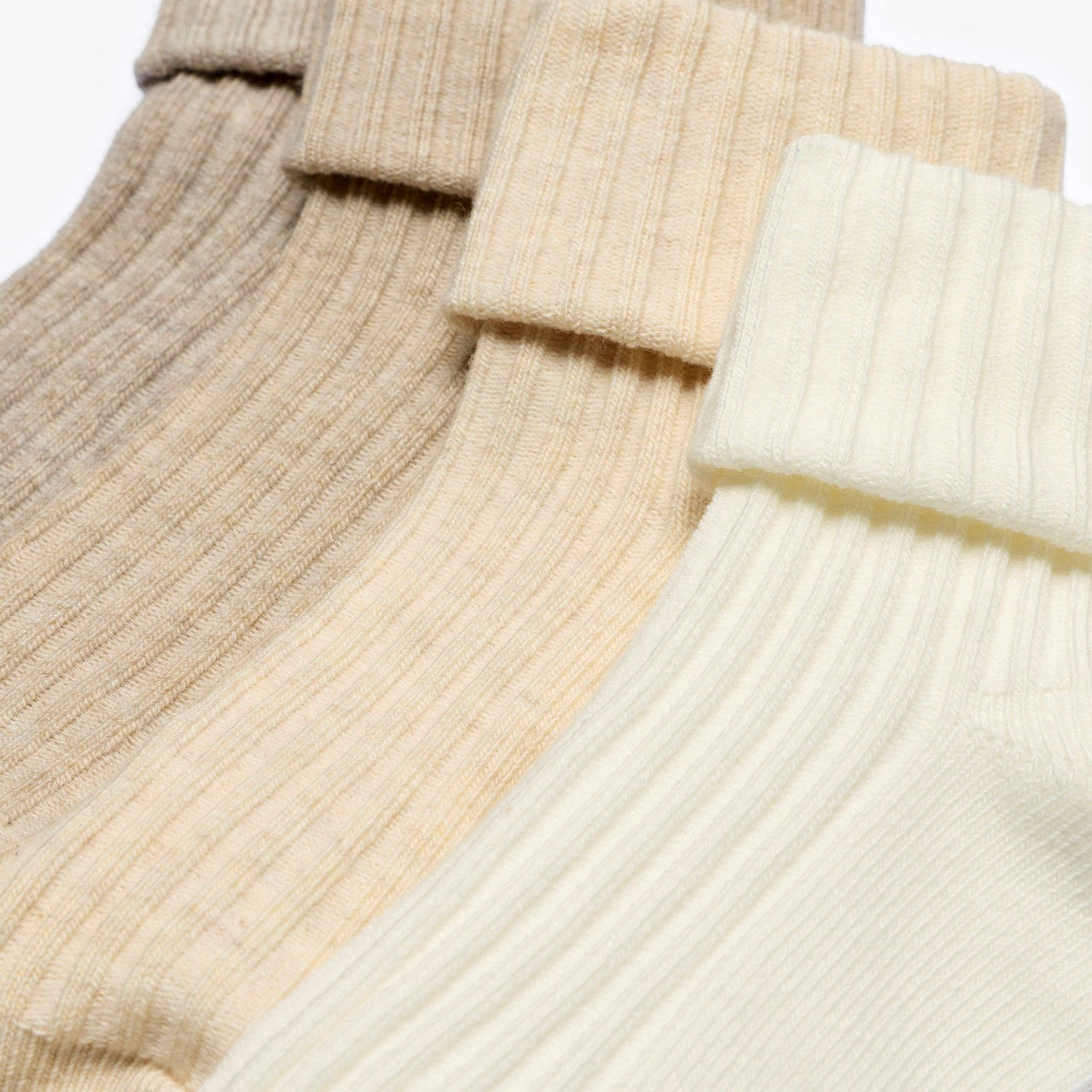 Kids Socks 4 Pack Multicolour 1-2 Years Beige Combination