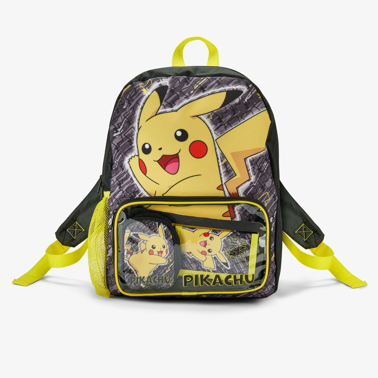 Kids Pokemon Backpack Set Black Combination