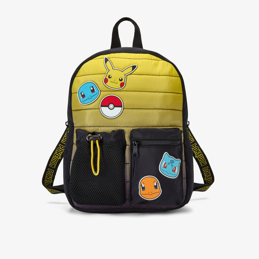 Kids Pokemon Quilt Backpack Black Combination